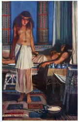 「エジプトの神話と伝説」からの挿絵、Gresham Publishing Co.